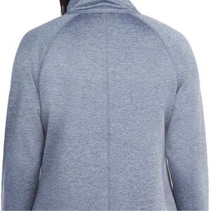 Kirkland Signature Ladies Fleece comfortable full-zip gray jacket Large size.